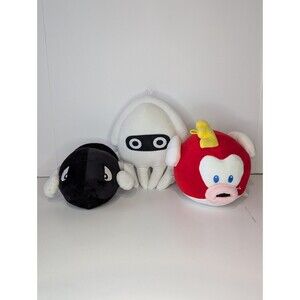 Nintendo Mario Kart 10" Plush Set of 3 - Blooper, Bullet Bill, Cheep Cheep